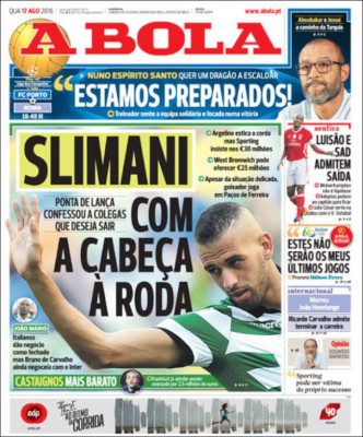 PORTADAS: Lo que amaneció diciendo el mundo deportivo hoy miércoles 17 de agosto