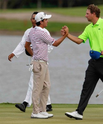 Felipe Velásquez, venezolano que se lleva el Honduras PGA Tour Latinoamérica de golf