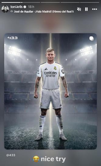 Toni Kroos respondió a un supuesto regreso al Real Madrid: Buen intento.