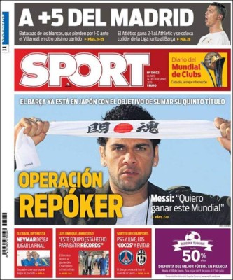 Heroica actuación de Pumas y descalabro de Real Madrid, destacan en portadas de este lunes
