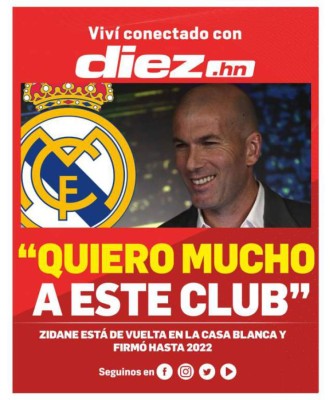 Las portadas por el mundo: Así titulan el regreso de Zidane al Real Madrid