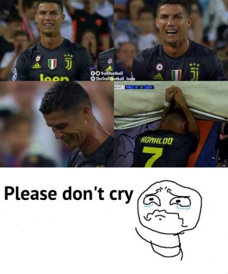 Memes arrecian contra Cristiano Ronaldo por su expulsión en Mestalla