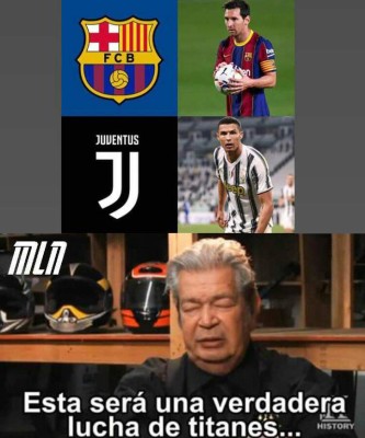 Los memes del sorteo de la Champions League con Messi y Cristiano Ronaldo de protagonistas