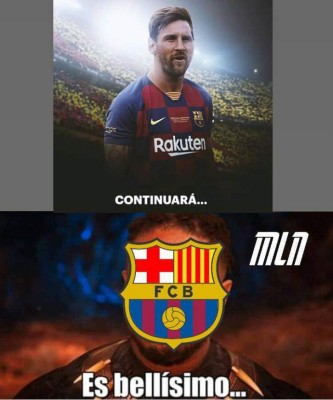 Los memes destrozan a Messi tras anunciar su decisión de quedarse en el Barcelona
