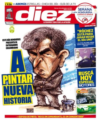 LAS MEJORES PORTADAS DE DIARIO DIEZ DEL 2014
