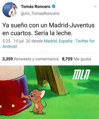 Los otros memes que no has visto de la eliminación del Real Madrid en la Champions League
