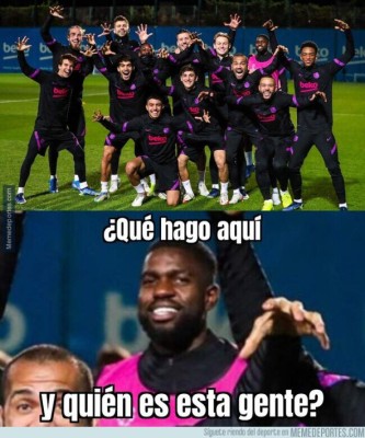 Barcelona puede terminar jugando en la Europa League y no se salvan de los memes
