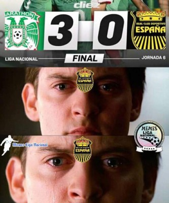 Marathón gana el clásico sampedrano y los memes hacen pedazo a Real España