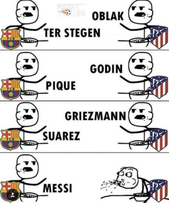 ¡Imperdibles! Los tremendos memes de la victoria del Barça sobre el Atlético