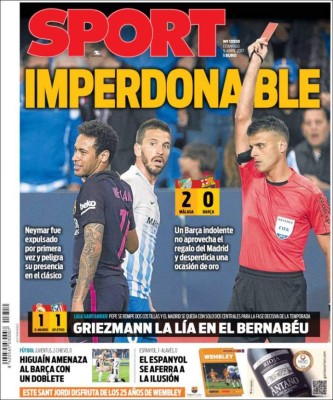 Así amanecieron las portadas de los diarios deportivos internacionales
