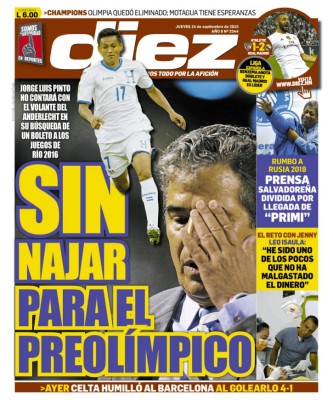 Las portadas más importantes de los periódicos deportivos en el mundo