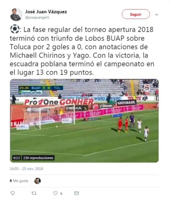 Lo que dicen los periodistas y medios mexicanos del gol de Michaell Chirinos