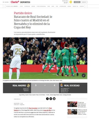 'Fracasotote' y 'Humillante': Lo que dice la prensa de la eliminación del Real Madrid
