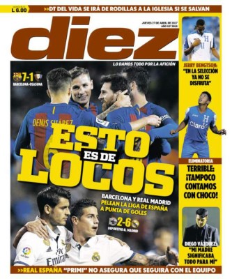 ¡Exhibición total! Barcelona y Real Madrid golean en la Liga