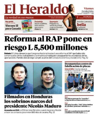 Picantes portadas de este viernes por el mundo