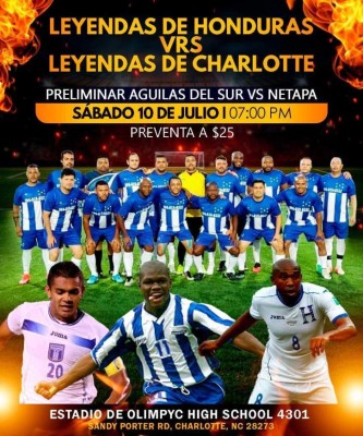 ¡Revancha de leyendas! Honduras y Guatemala se enfrentaron en un doble amistoso en Estados Unidos