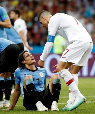 NO SE VIO POR TV: De la tristeza de Cristiano al júbilo uruguayo; ¿Qué pasó con Georgina?