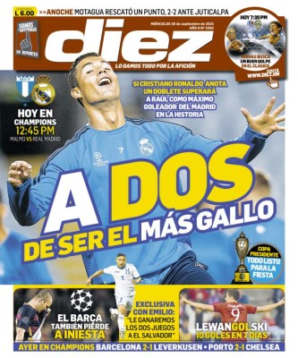 Las mejores portadas de los diarios deportivos en el mundo