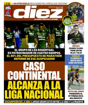 Las portadas de los diarios deportivos en el mundo