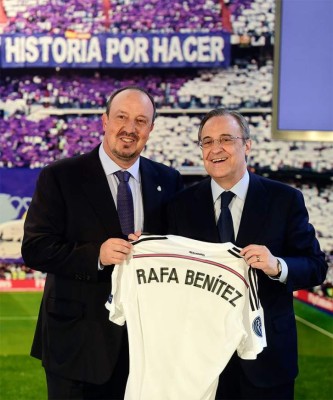 El español Rafael Benítez es el nuevo entrenador del Real Madrid