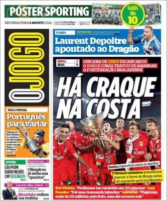 PORTADAS: Esto amaneció diciendo la prensa deportiva en el mundo