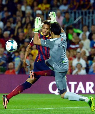 Barcelona imágenes de un nuevo record al vencer al Real Sociedad.