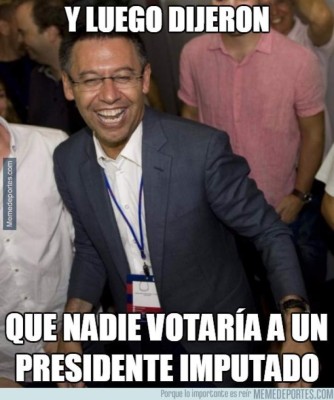 Los memes que arrasan en las redes sociales del escándalo de Bartomeu y el Barcelona