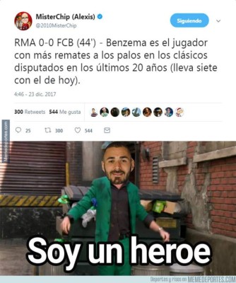 ¡POBRE CR7! Los otros memes que no has visto del Real Madrid - Barcelona