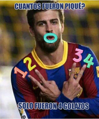 Con memes se burlan de la goleada del Bilbao al Barcelona