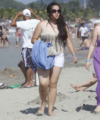 Diez en la playas de Tela.!