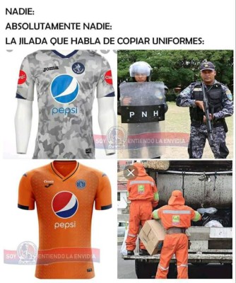 Los memes destrozan al Olimpia tras presentar oficialmente sus nuevos uniformes
