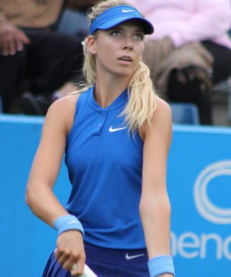 Katie Boulter, la tenista que apenas debutó y ya es sensación por su belleza