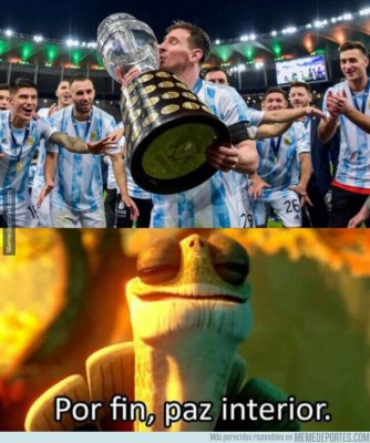 Argentina es campeón de la Copa América y los memes destrozan a Messi y a Neymar