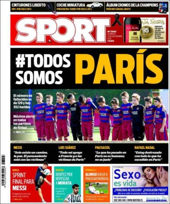 Las portadas de los periódicos deportivos del mundo para hoy domingo