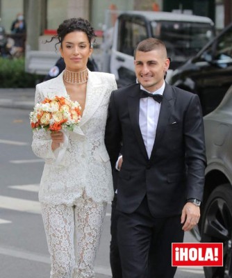 La lujosa boda del futbolista italiano Marco Verratti y la modelo Jessica Aidi: los invitados y ¿el verdarero PSG?&nbsp;&nbsp;&nbsp;