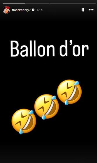 Frank Ribéry se burló del Balón de Oro que le entregaron al español Rodri.