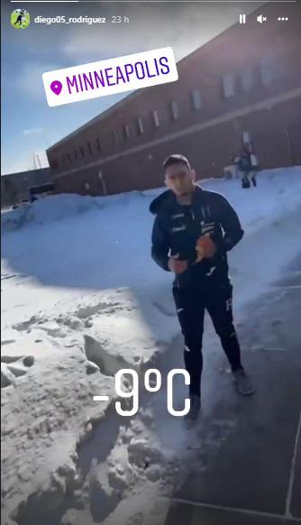 Seleccionados de Honduras asombrados con el intenso frío en Minnesota a horas del juego ante EEUU: “Que sea tu voluntad, mi Dios”