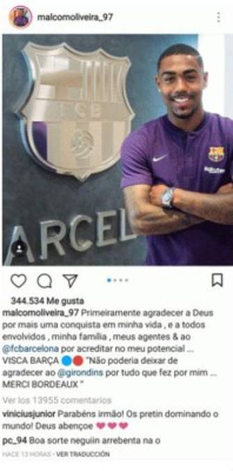 Vinicius Júnior a Malcom: 'Los negritos dominamos el mundo'