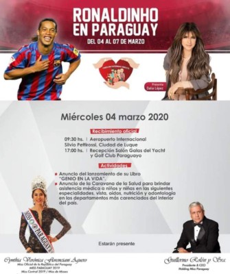 Caso Ronaldinho: Investigan a la dueña de la fundación que llevaba al brasileño a Paraguay