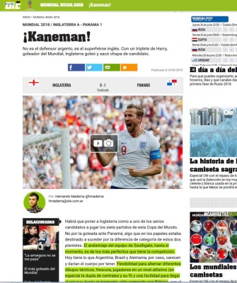 Así reaccionó la prensa mundial tras la paliza de Inglaterra sobre Panamá