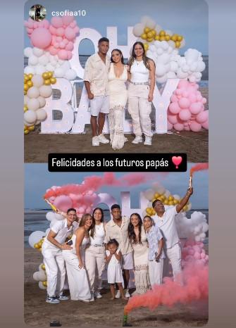 La hermosa esposa panameña de futbolista del Motagua que se convertirá en papá; así anunciaron la noticia