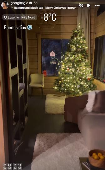 Cristiano Ronaldo y Georgina se fueron a una de las regiones más frías del mundo: “Feliz Navidad a todos”