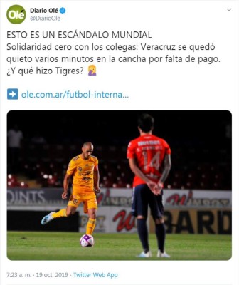 ¡Los reprochan! Esto dicen los medios y periodista luego de lo ocurrido entre Veracruz y Tigres