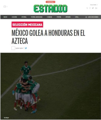 Así amaneció prensa mexicana luego de triunfo ante Honduras en el Azteca