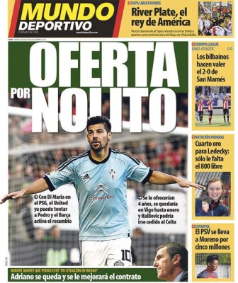 Viernes: Las portadas de los diarios deportivos del planeta