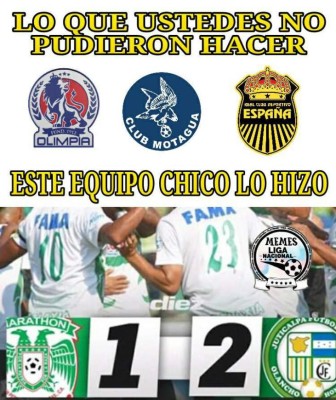 Los memes de la jornada 13 de la Liga Nacional donde destrozan a Marathón