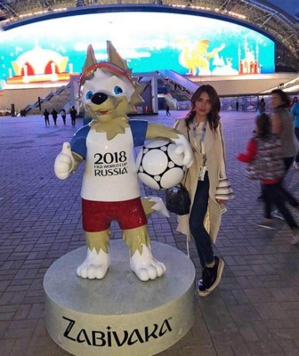 La bella hermana de James Rodríguez que se fue a Rusia para ver a Marco Asensio