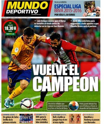 Las portadas de los diarios deportivos más importantes en el mundo