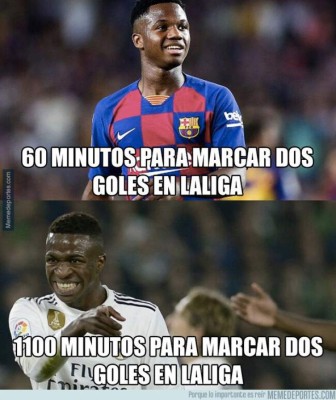 Los memes destrozan al Real Madrid por su sufrido triunfo y Ansu Fati también se destaca