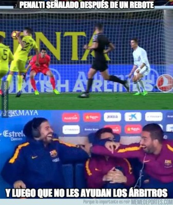 Triunfo de Real Madrid ante Villarreal destroza al Barcelona con memes